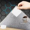RxueSug Desk Chair Mat, Gaming Chair Rug for Hard Floors and Carpet, 160 x 180 cm view 3