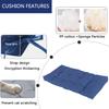 PLCIVSA 8 cm Thick Waterproof Bench Cushion, 200 × 40 × 8 cm, Color 2 view 4