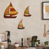 MOAZIFI Maritime Decor, Fisherman Net Decor, 3 Pieces view 3
