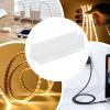 Light String Clips, Self-Adhesive Wall Mount | 10 Transparent Holders for Neon Lights view 4