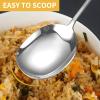 UZYXC Premium Serving Spoon Set - 3-Piece Salad Utensil Set view 4