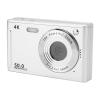 VELATEMOR 4K Digital Camera, 50 MP, 2.8-Inch Display, 16x Zoom, Silver view 1