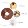HEMOTON Vintage Brown Plastic Camping Lampshade view 4