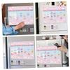 Transparent Acrylic Magnetic Refrigerator Planner view 4