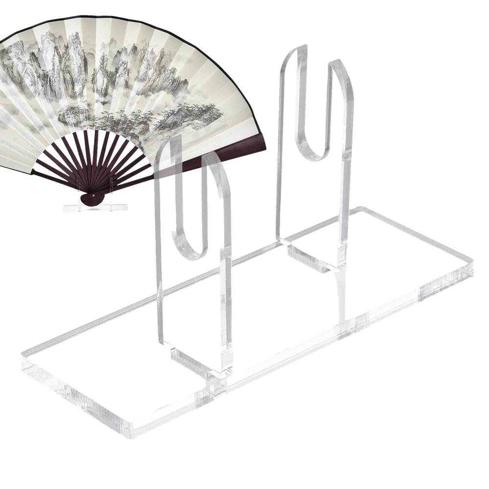 Acrylic Hand Fan Display Stand