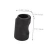 Black Silicone Tattoo Pen Grip Sleeve, 21 mm, 34 mm view 2