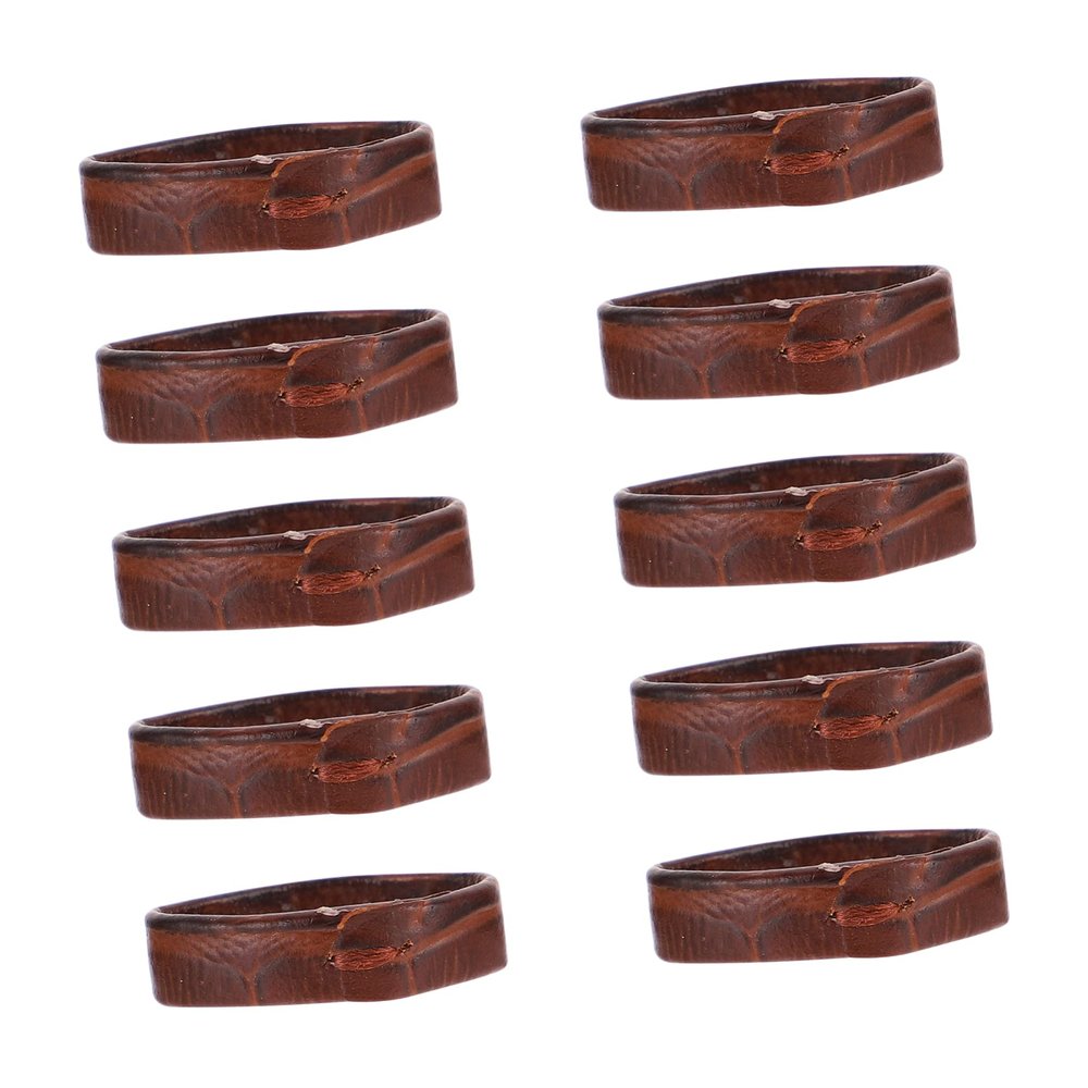 AKOOSY 10 Pack Leather Watch Band Loops 20mm