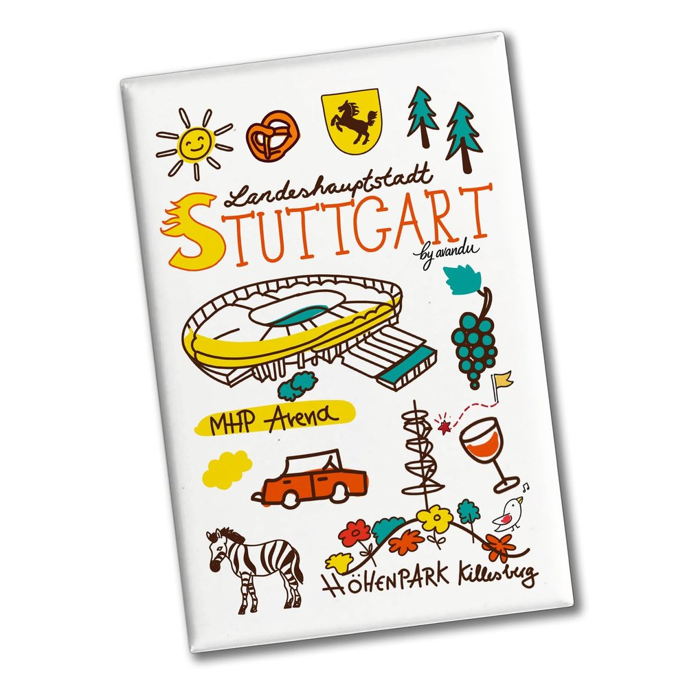 Stuttgart Wimmel Souvenir Magnet - Stadium