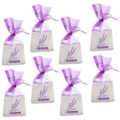GLEAVI 8-Pack Empty Lavender Sachets