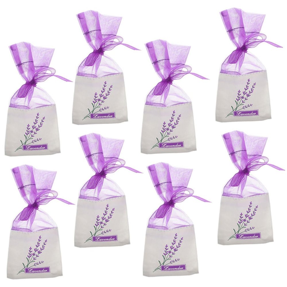 GLEAVI 8-Pack Empty Lavender Sachets