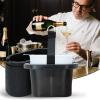 Whisky Ice Hockey Mold - Silicone Whisky Sphere with Easy Release view 3