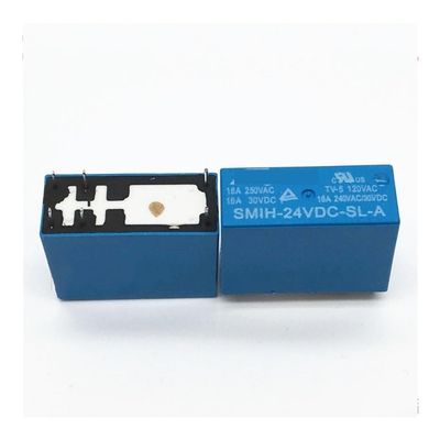 10-Piece Lot Power Relays SMIH-24VDC-SL-A, 24 V, 16 A, 6-Pin, A-Group Normally Open Relay Control Relays