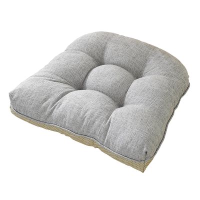 Chair Seat Cushions, 4-Piece Set, Washable, with Ties, 46 x 43 x 9 cm