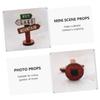 JOINPAYA 2 Sets Wooden Garden Signposts, Garden Decor Props for Landscape Design, Photo Props for Housewarming and Special Occasions view 3