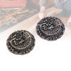 Vintage Metal Button - Carp Pattern view 3
