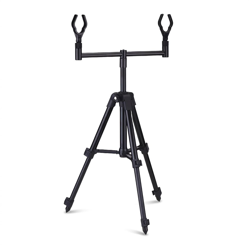 SENECESLI Folding Fishing Rod Holder Tripod for Outdoor Use (RP135-1-S)