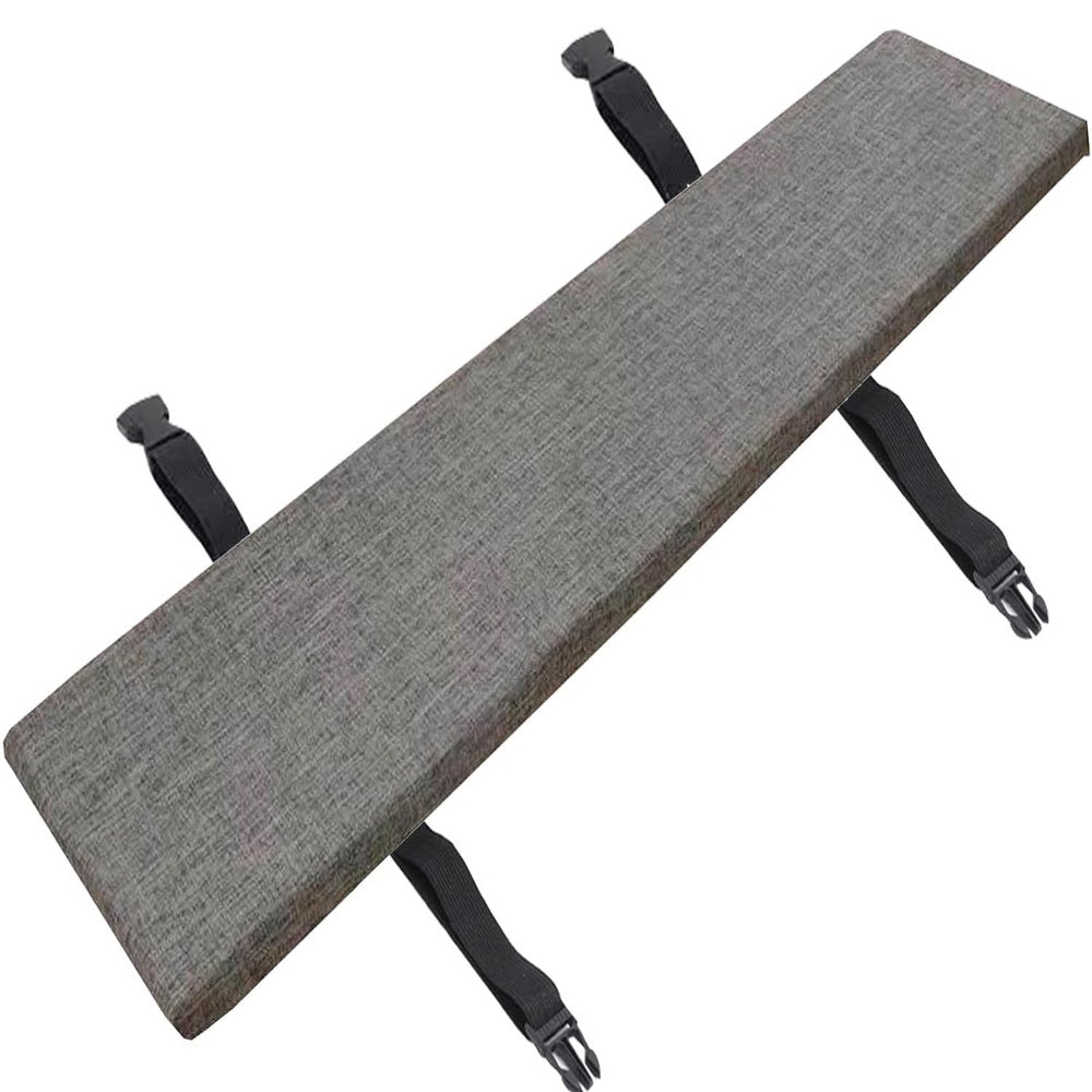 5 cm Thick Outdoor Bench Cushion, Removable Non-Slip Seat Pad, Light Gray, 150 x 35 x 5 cm