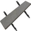 5 cm Thick Outdoor Bench Cushion, Removable Non-Slip Seat Pad, Light Gray, 150 x 35 x 5 cm view 1