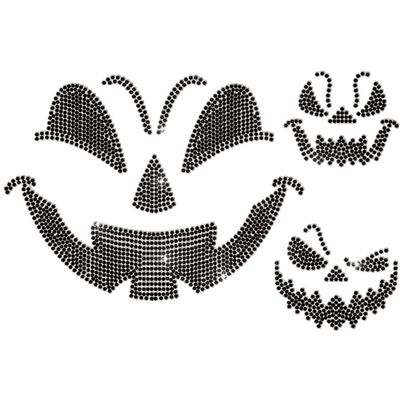 ANATTASOUL Halloween Crystal Iron-On Transfer Sticker