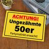 50th Birthday Decoration Sign view 4