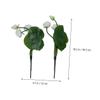 Artificial White Lotus Flowers, 2-Pack, Plastic, Halloween Party view 2