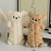 Tsffae Cartoon Animal Plush Dog Pencil Case, Large Capacity view 4