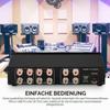 Nobsound Audio Splitter Switch Box: 2-Way Speaker/Amplifier Selector with Remote, 300 W Hi-Fi Hub for A/B Testing, Gold-Plated Connectors, Aluminum Housing (DC 12 V/USB Powered) view 3