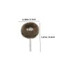 Alipis Nylon Drill Polishing Attachment with 3 mm Shank view 2