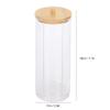 Nikou Transparent Spice Jar with Bamboo Lid view 4