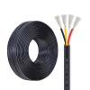 4-Conductor PVC-Jacketed Cable, Tinned Copper Wire, 16AWG–28AWG, Flexible Power Cable for Outdoor Applications, LED Lighting and Solar Systems (18AWG-4C, 50ft) view 1