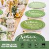 EVYIENEN 48-Pack Green Paper Plates view 4