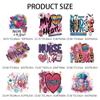 arricraft 9-Piece Nurse Theme Heat Transfer Sticker Set view 2