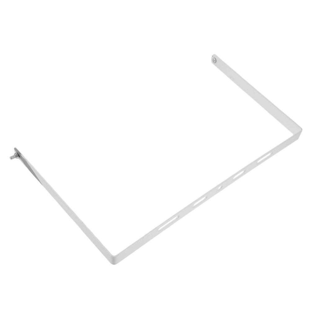 Sturdy Adjustable-Angle Iron Solar Panel Mount, White