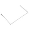 Sturdy Adjustable-Angle Iron Solar Panel Mount, White view 1