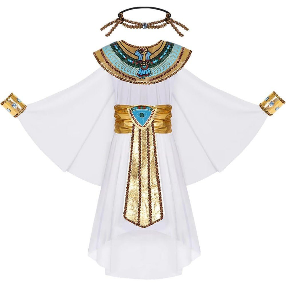 Glixoft Egyptian Princess Cleopatra Costume for Girls