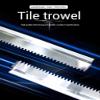 Large Tile Trowel, 24-Inch Stainless Steel Mason's Trowel with Square Notch (Pointed Teeth/75 cm) view 2