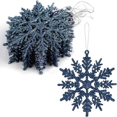 DERAYEE 12-Piece Snowflake Christmas Decor