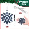 DERAYEE 12-Piece Snowflake Christmas Decor view 2