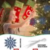 DERAYEE 12-Piece Snowflake Christmas Decor view 4