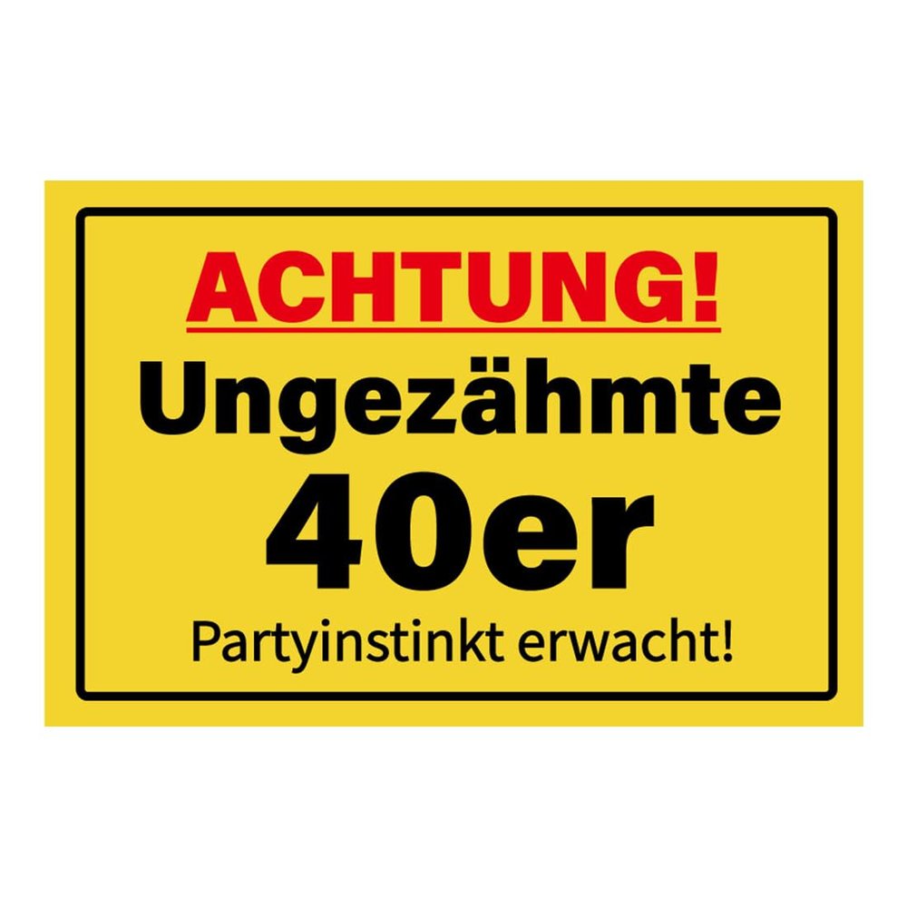 40th Birthday Sign