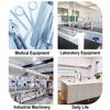 304 Stainless Steel Sterilization Box with Silicone Mat, Removable Lid and Adjustable Handle, 17.7 x 11.8 x 2.8 in (45 x 30 x 7 cm) view 3