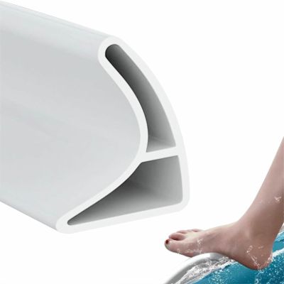 LYJYUJIE Folding Shower Water Dam, 1.77-Inch-High Water Retention Barrier