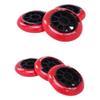 woxefo 6-Pack Inline Skate Replacement Wheels with Bearings, 85A PU, Blue, 125 mm view 3