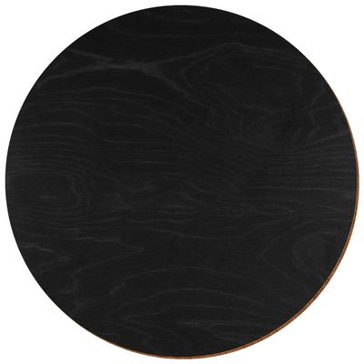 Anthracite Wood Circles for Décor and Crafts, 3–50 cm, Double-Sided, 3 mm Birch Plywood, 40 cm, Pack of 100