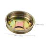 10 Galvanized Iron Drum Plugs, Gold-Tone view 2