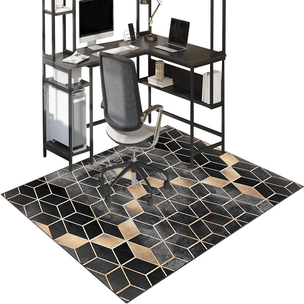Chair Mat for Hard Floors and Carpets, Gaming and Office Chair Protector, 150 x 180 cm