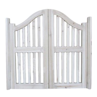 CQIKRWGWS Saloon Gate Bar Spring Door, Self-Closing Solid Wood Swing Door, 90 x 70 cm
