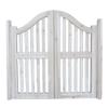 CQIKRWGWS Saloon Gate Bar Spring Door, Self-Closing Solid Wood Swing Door, 90 x 70 cm view 1