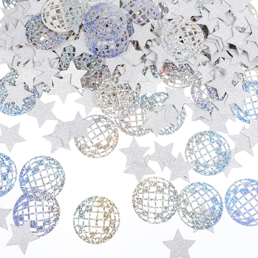 200 Pcs Glitter Disco Ball Confetti