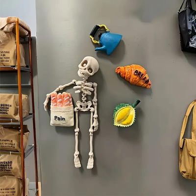 Movable Skeleton Fridge Magnet